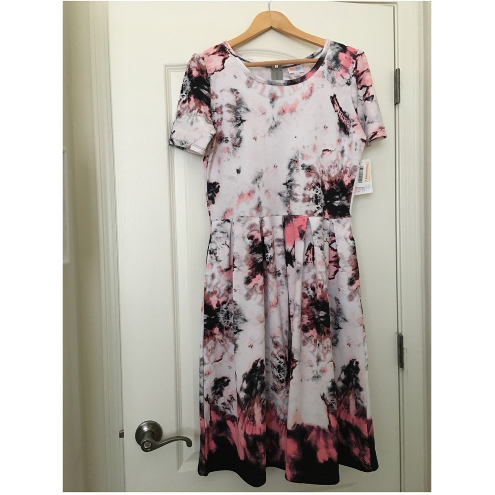 Lularoe Unicorn Amelia Watercolor dress