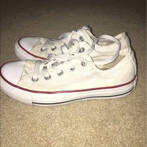 White Low Top Converse