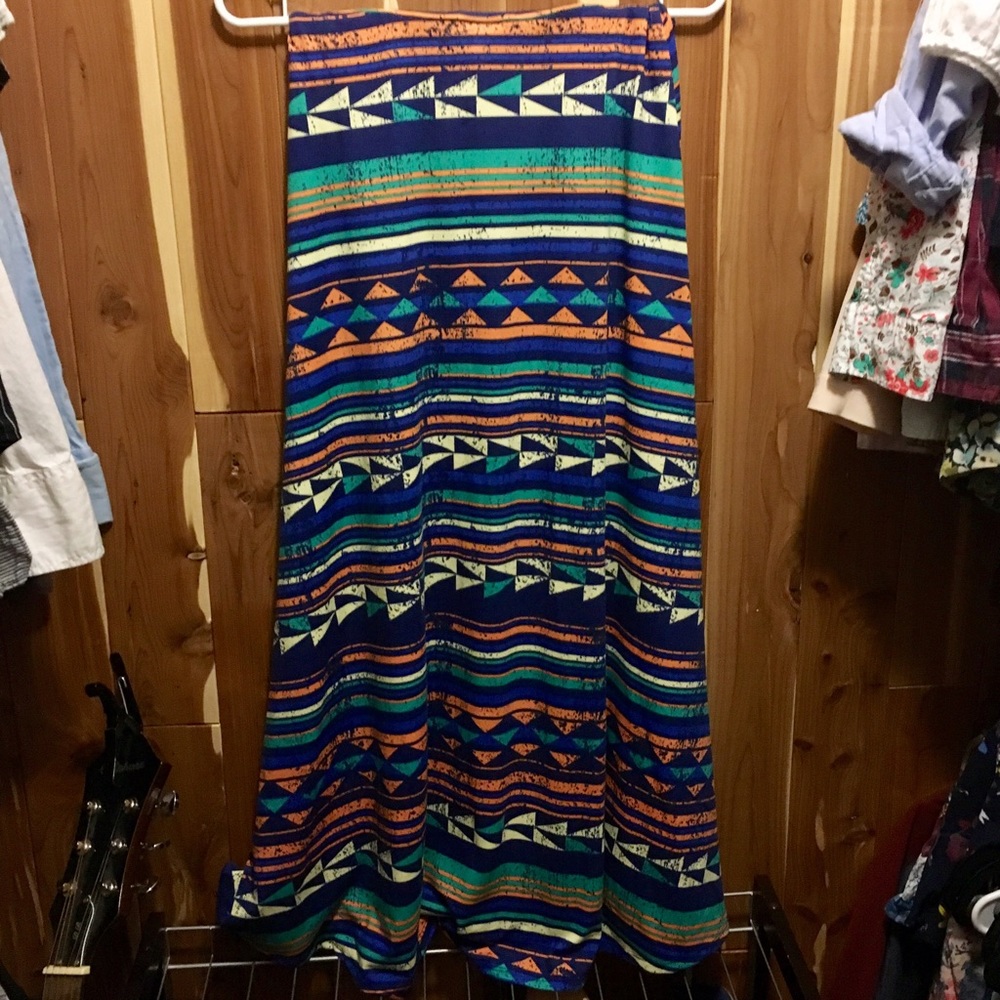 XXS Lularoe Maxi summer stripes