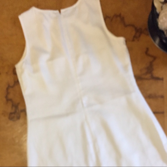 Liz sport white Cotten shift size 14 - Picture 2 of 4