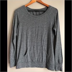 Grey long sleeve t shirt