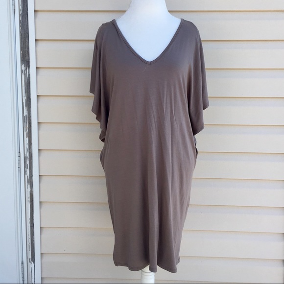 X Strappy Back Dress Dolman Sleeve - Picture 5 of 7