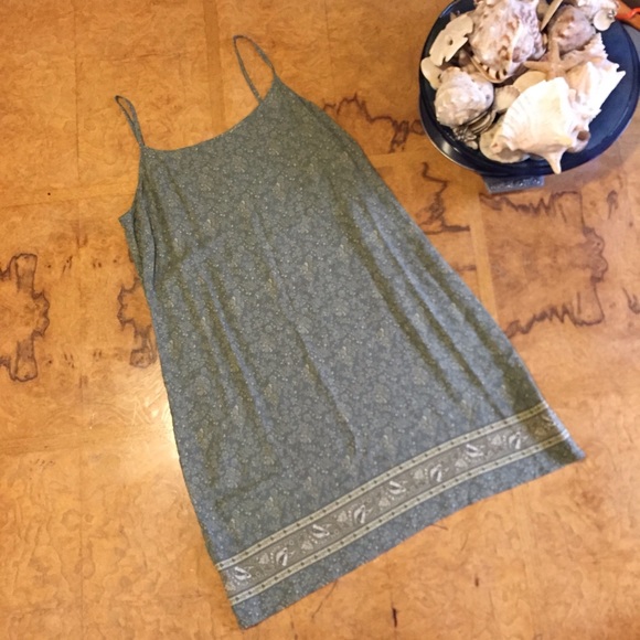 Old Navy Summer print dress XL sage green print - Picture 2 of 2