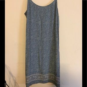 Old Navy Summer print dress XL sage green print