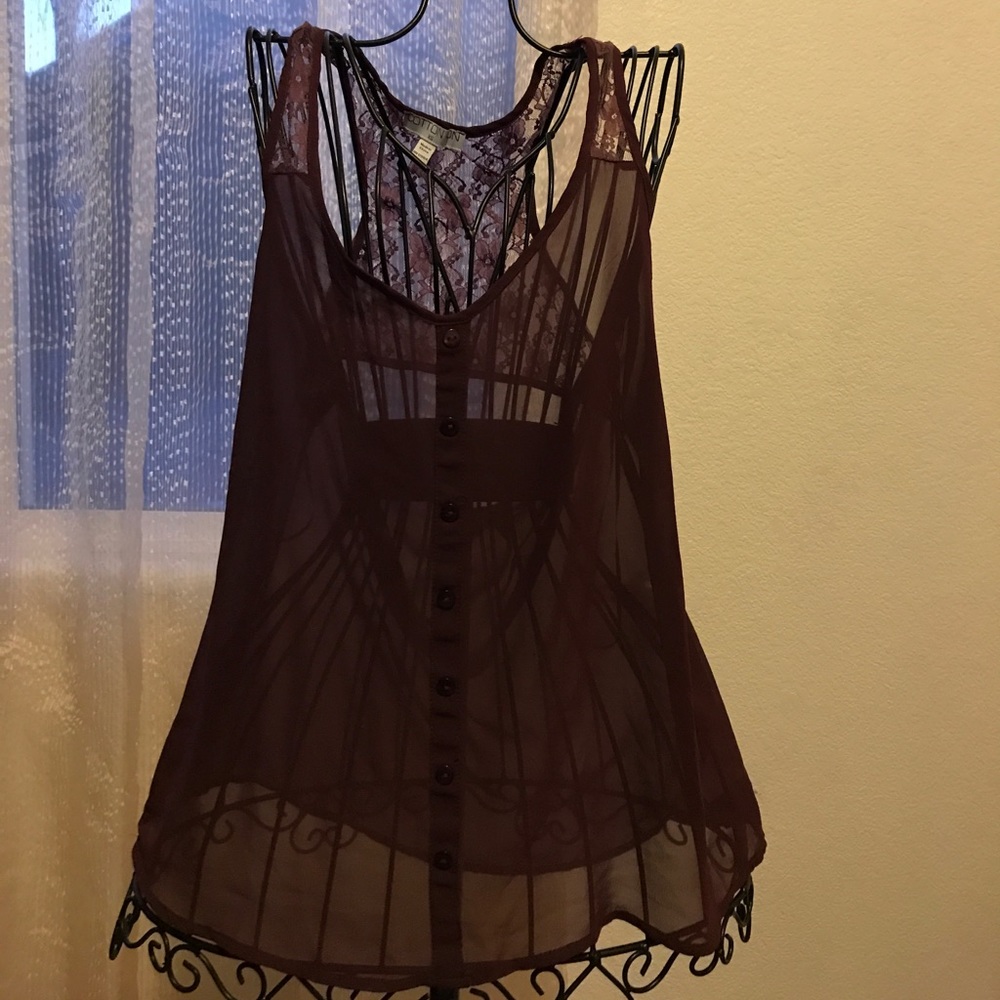 Maroon blouse