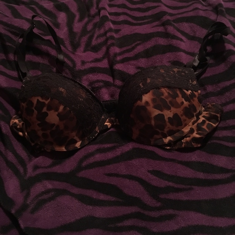 Cheetah Print Lace bra