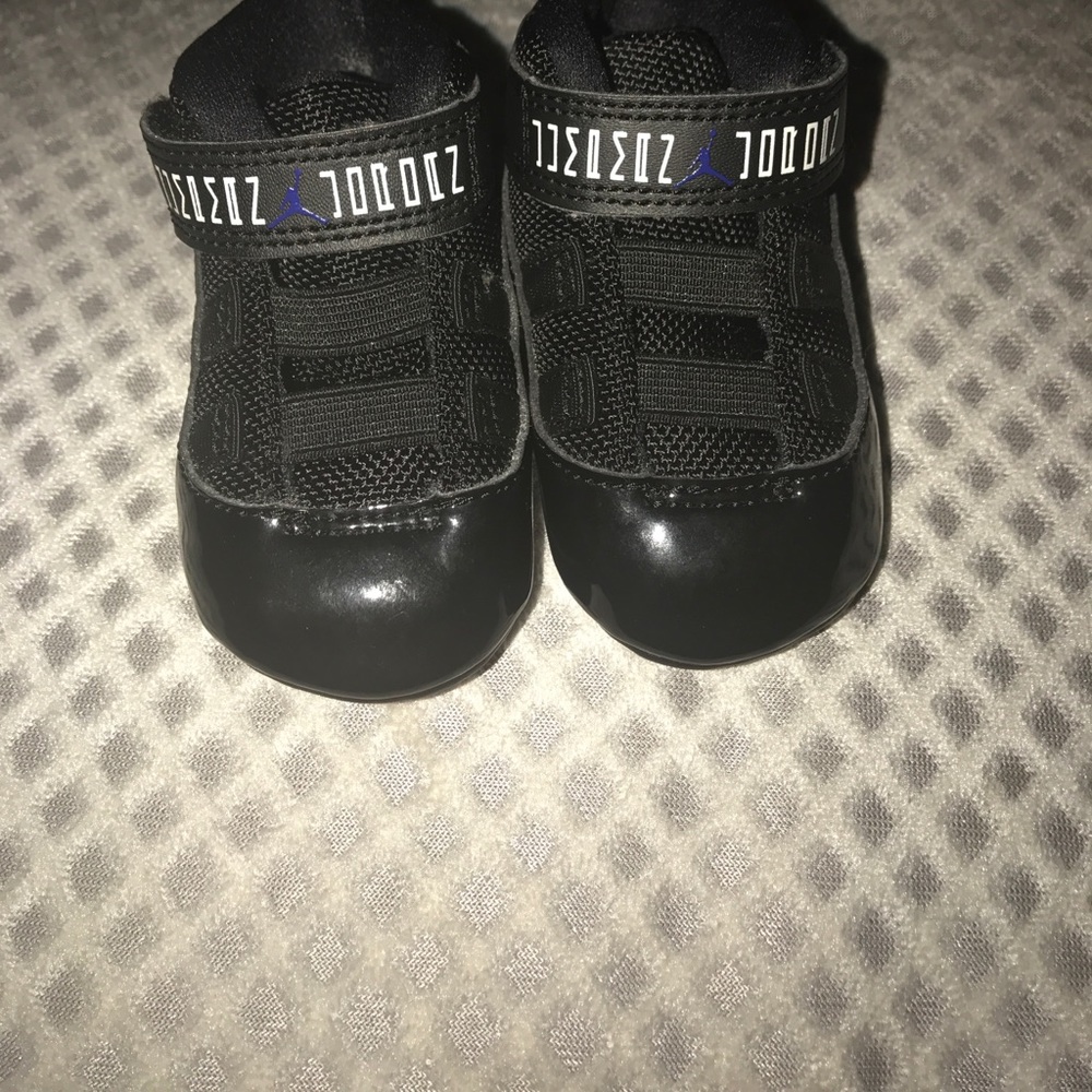 Baby Jordans #11s with box size 2c