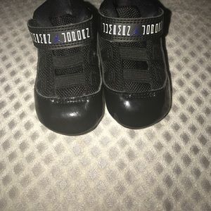 Baby Jordans #11s with box size 2c