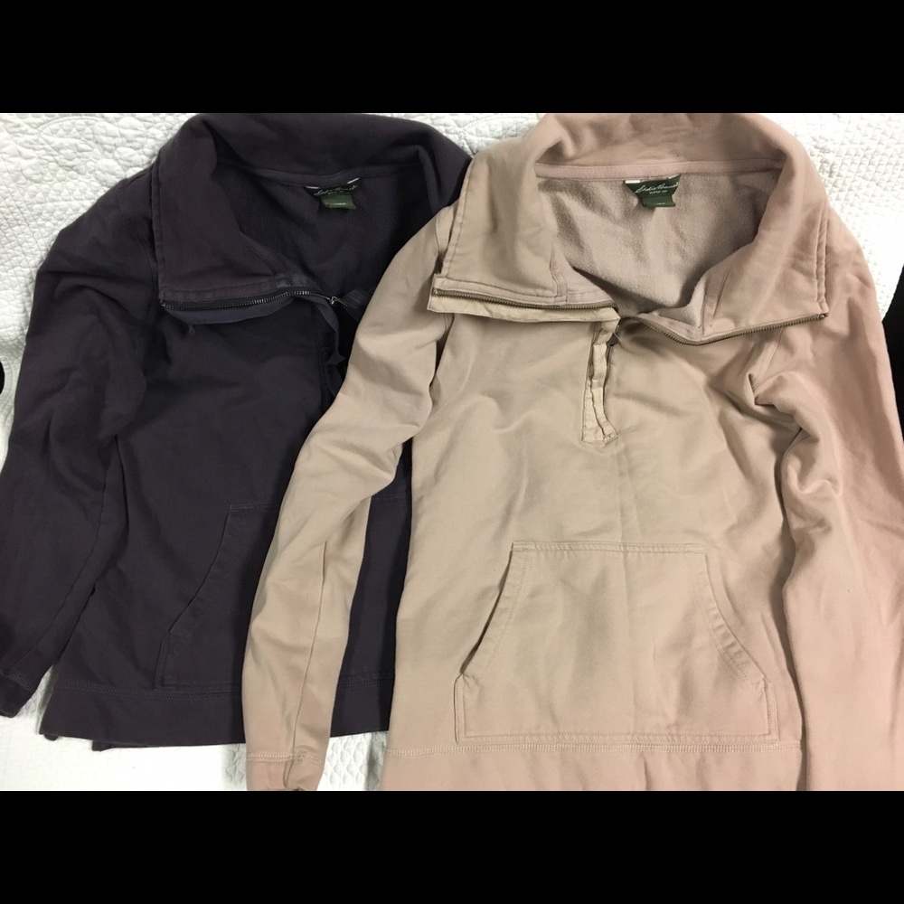 Bundle of Eddie Bauer Sweatshirts. Size Medium.