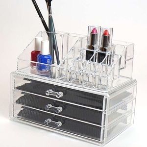 Acrylic Makeup Organizer- Brand new without tags