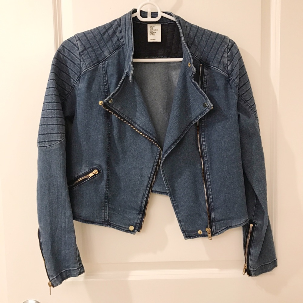 Denim Moto Jacket