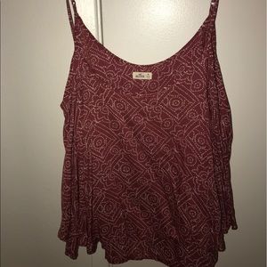 Pink/ Red tank top