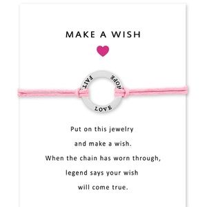 Faith Hope Love - Make a wish bracelet