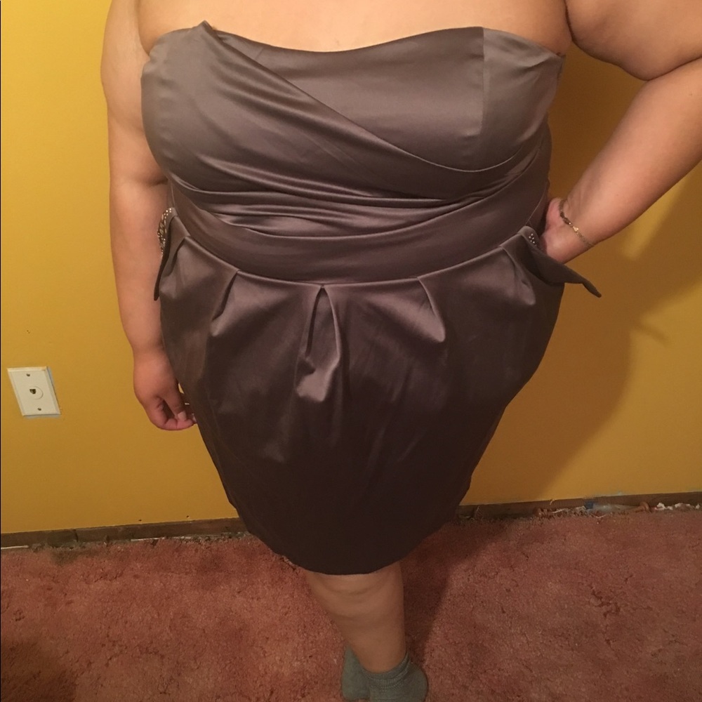 Plus size prom dress