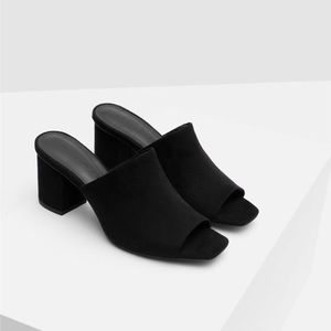 Black Zara Mules