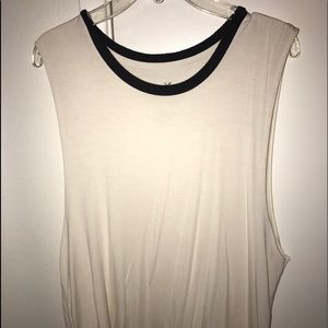 White muscle tank