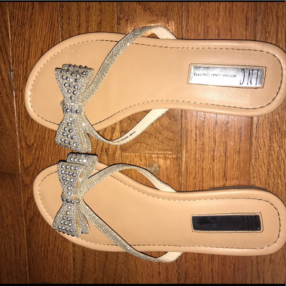 I.N.C rhinestone sandals