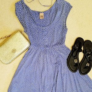 Zara purple polka dot Top