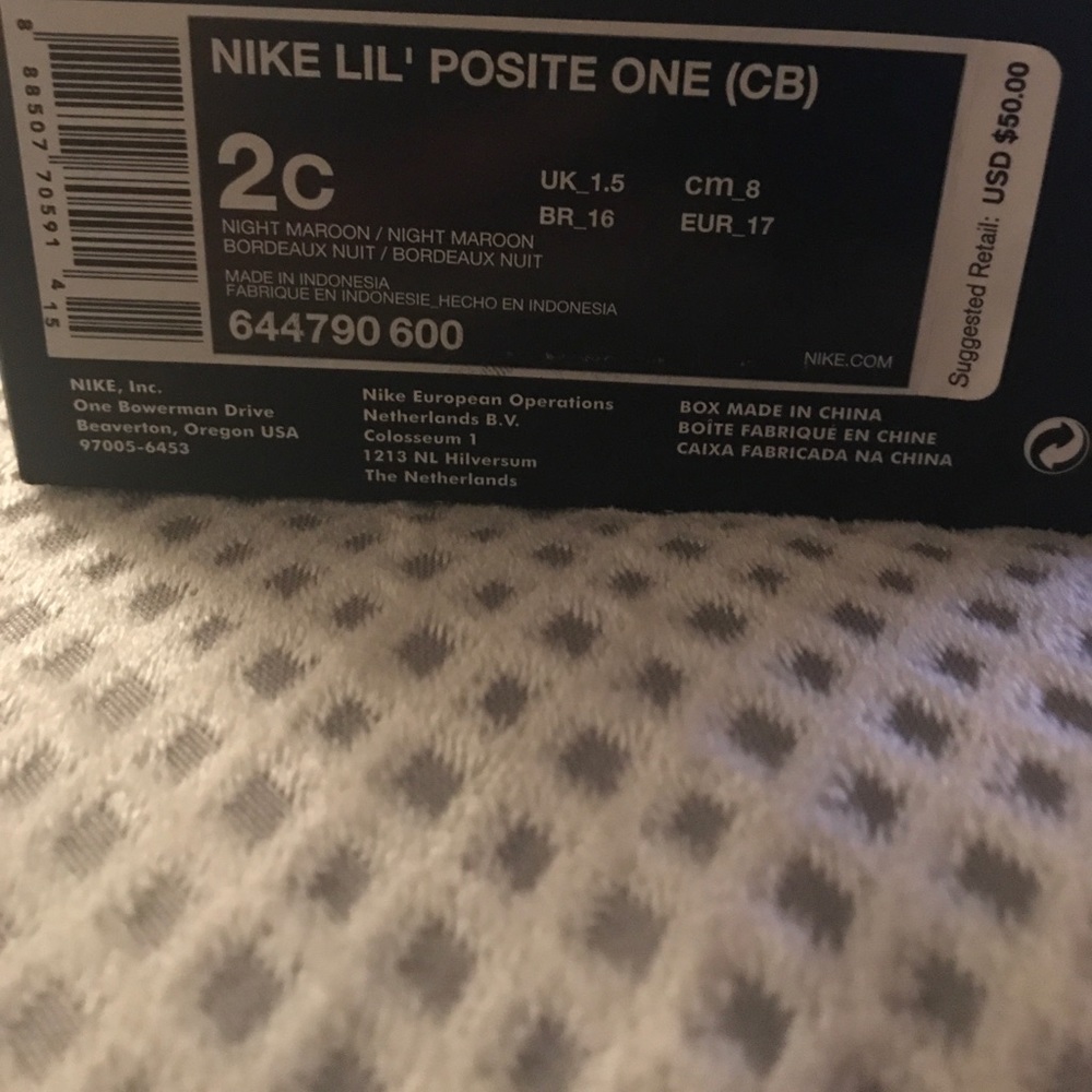 Nike Lil posite one ( CB ) 2c