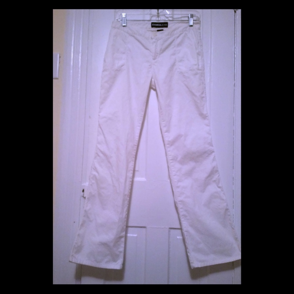 Express Sexy White Dress Pants, size 3/4