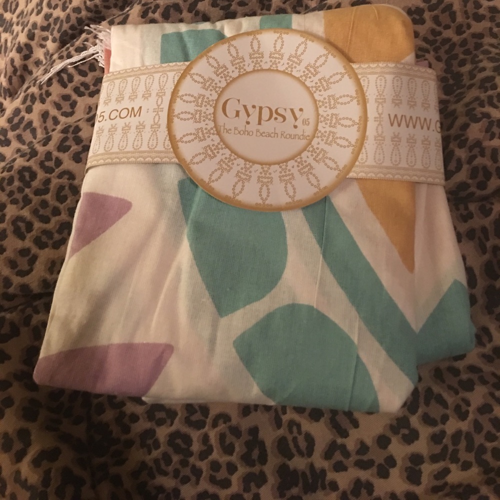 Gypsy The Boho Beach Roundie Towel Brand New