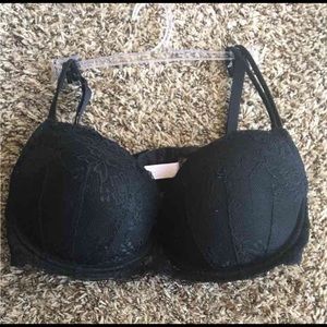 36D Black Lace Bra