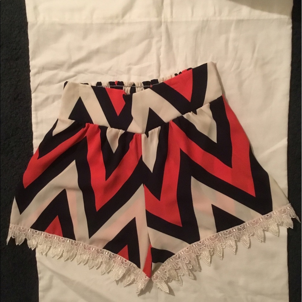 Chevron shorts