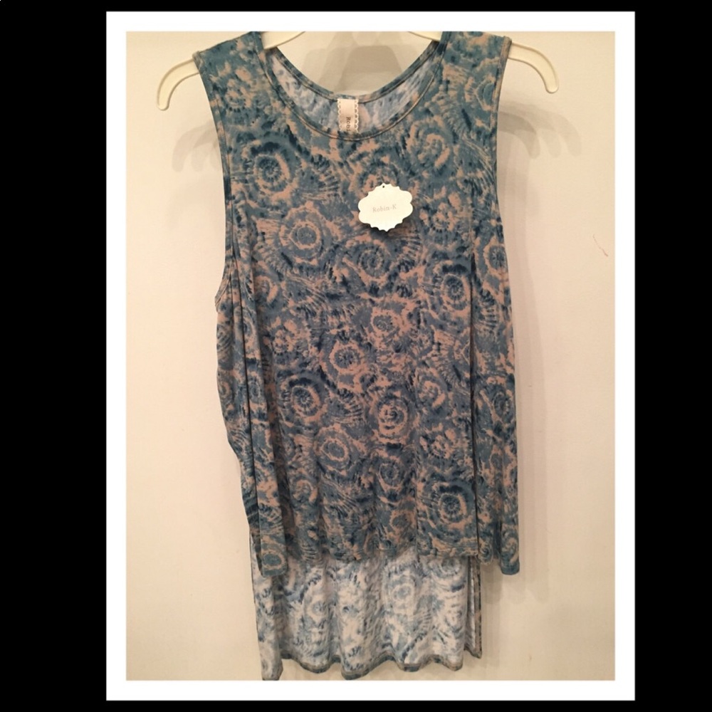 New Robin-K High/Low crop top