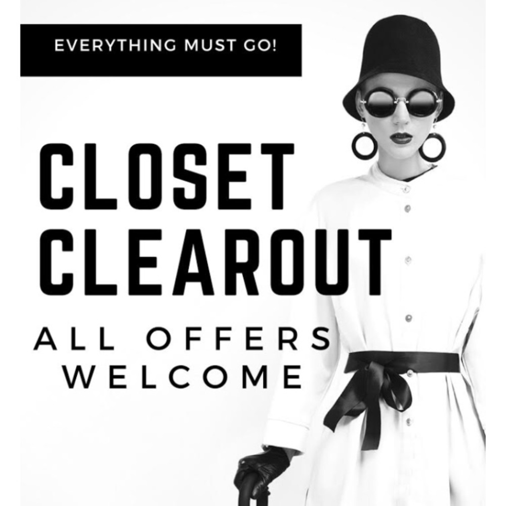 Closet clear out sale!!!