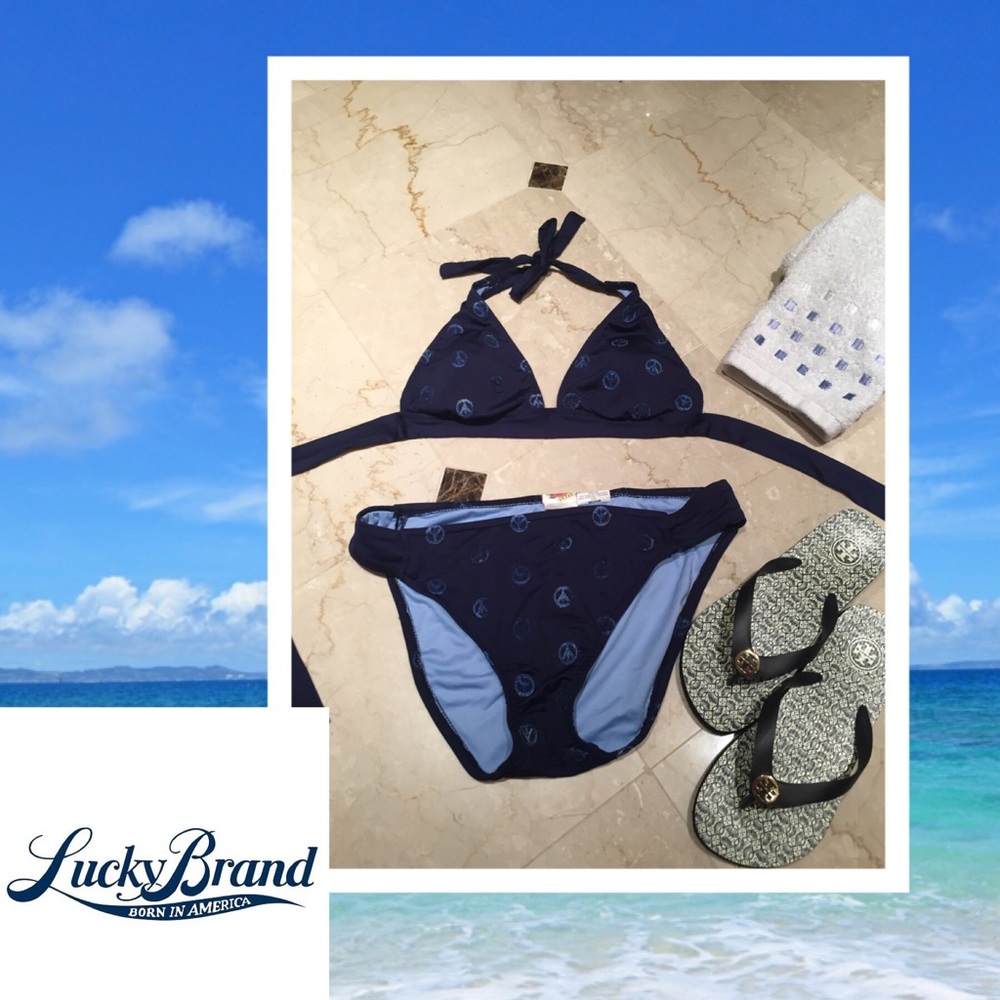 ✌🏻Lucky Brand peace sign bikini✌🏻