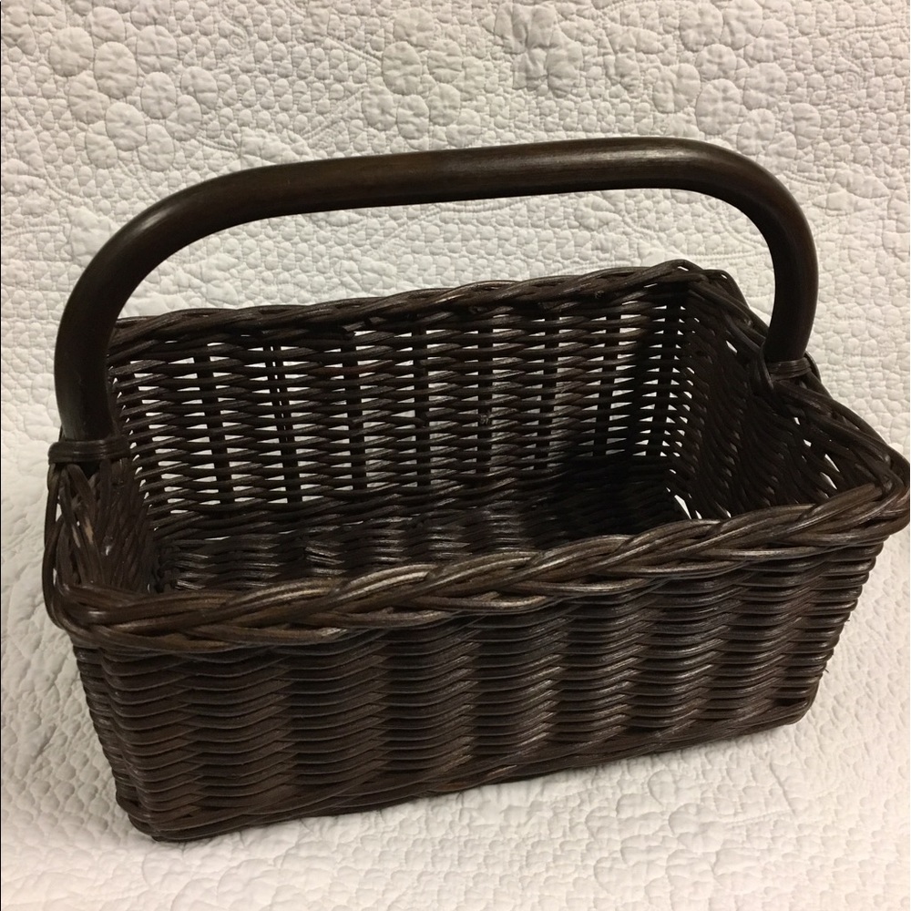 Pottery Barn Diaper Caddy.