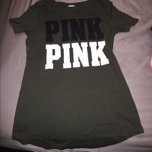 Olive PINK tee!