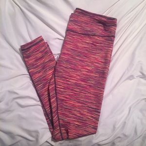 Zella Pink Multicolor Leggings