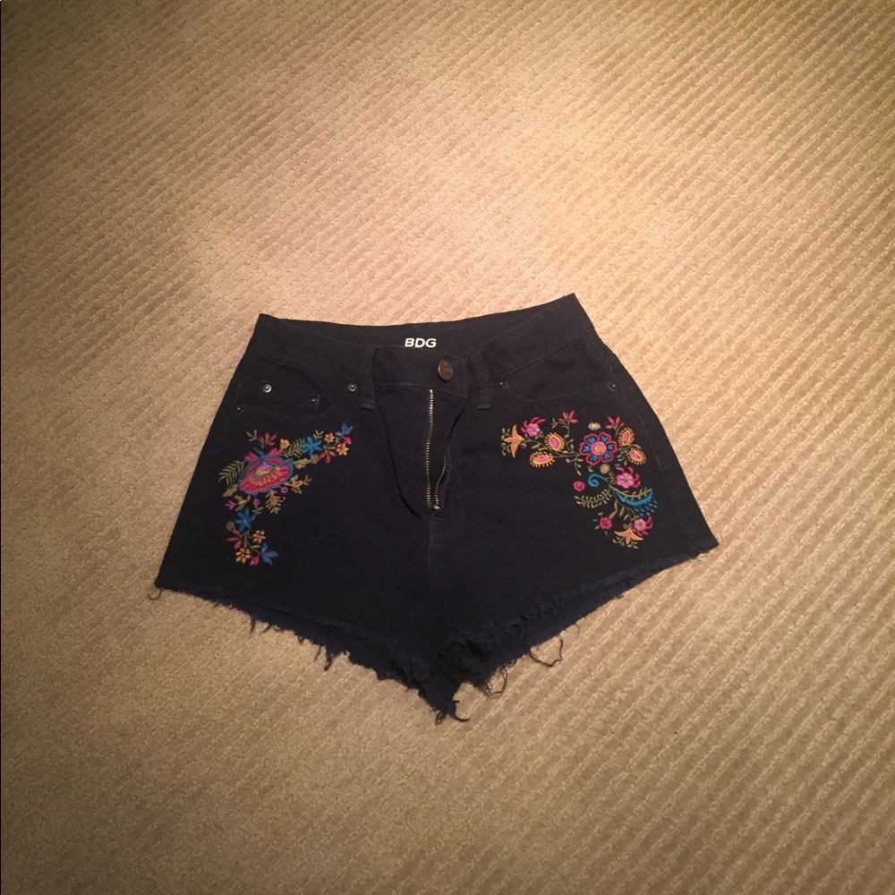 Denim shorts