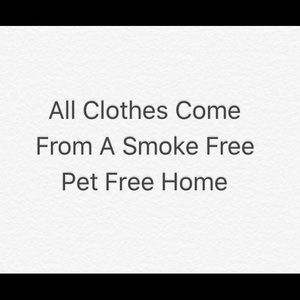 Smoke free Pet free home