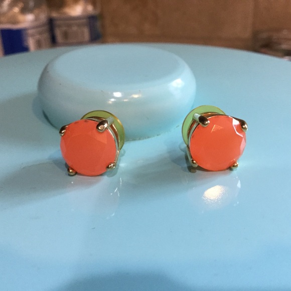 Kate Spade Orange Gum Drop Earrings - Picture 3 of 6