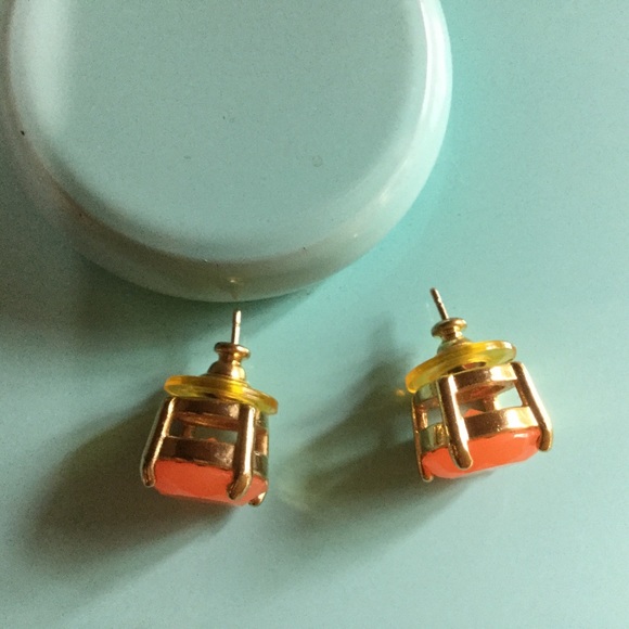 Kate Spade Orange Gum Drop Earrings - Picture 4 of 6