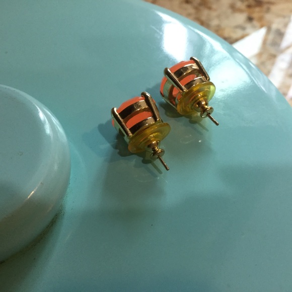 Kate Spade Orange Gum Drop Earrings - Picture 5 of 6