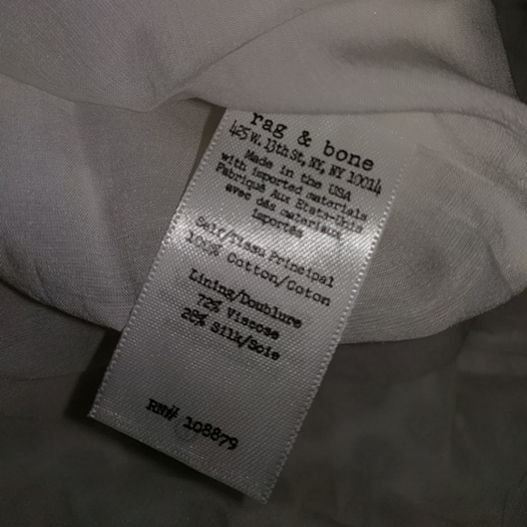 Rag & Bone Evie Honeycomb Dress in White - Picture 6 of 6