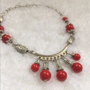 ✨NEW✨Red Beaded Bohemian Style Bracelet Anklet