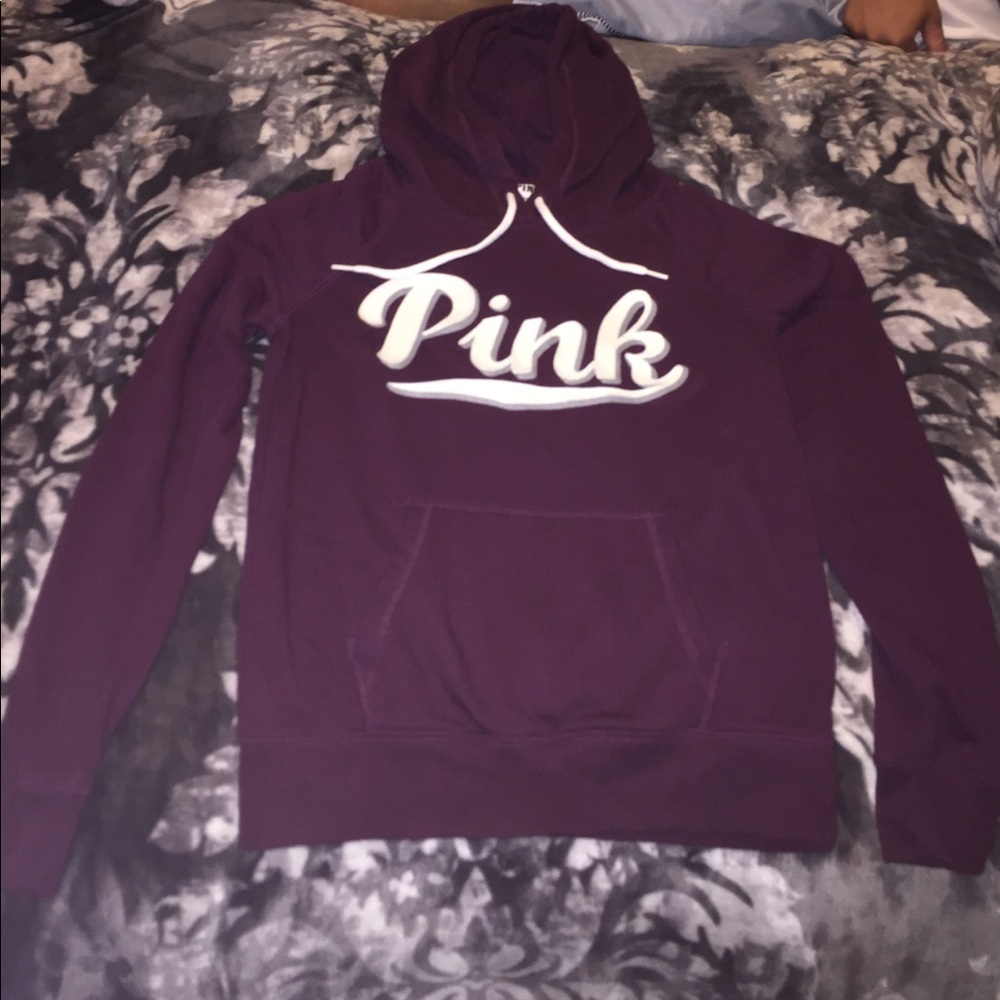 Maroon PINK hoodie