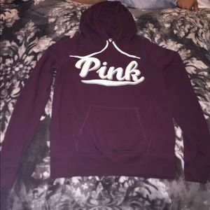 Maroon PINK hoodie