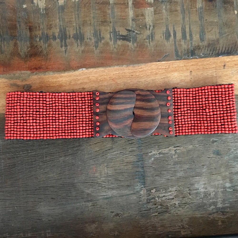 Beautifully Beaded Anthropology Boho Belt