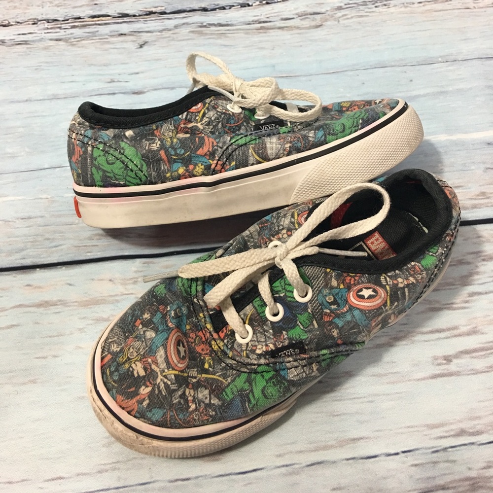 Vans Marvel Cpt America Hulk Thor Avengers
