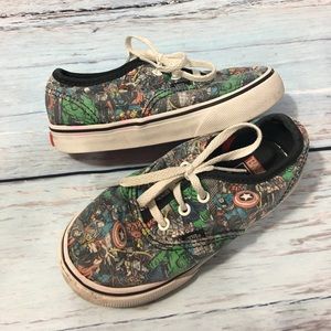 Vans Marvel Cpt America Hulk Thor Avengers