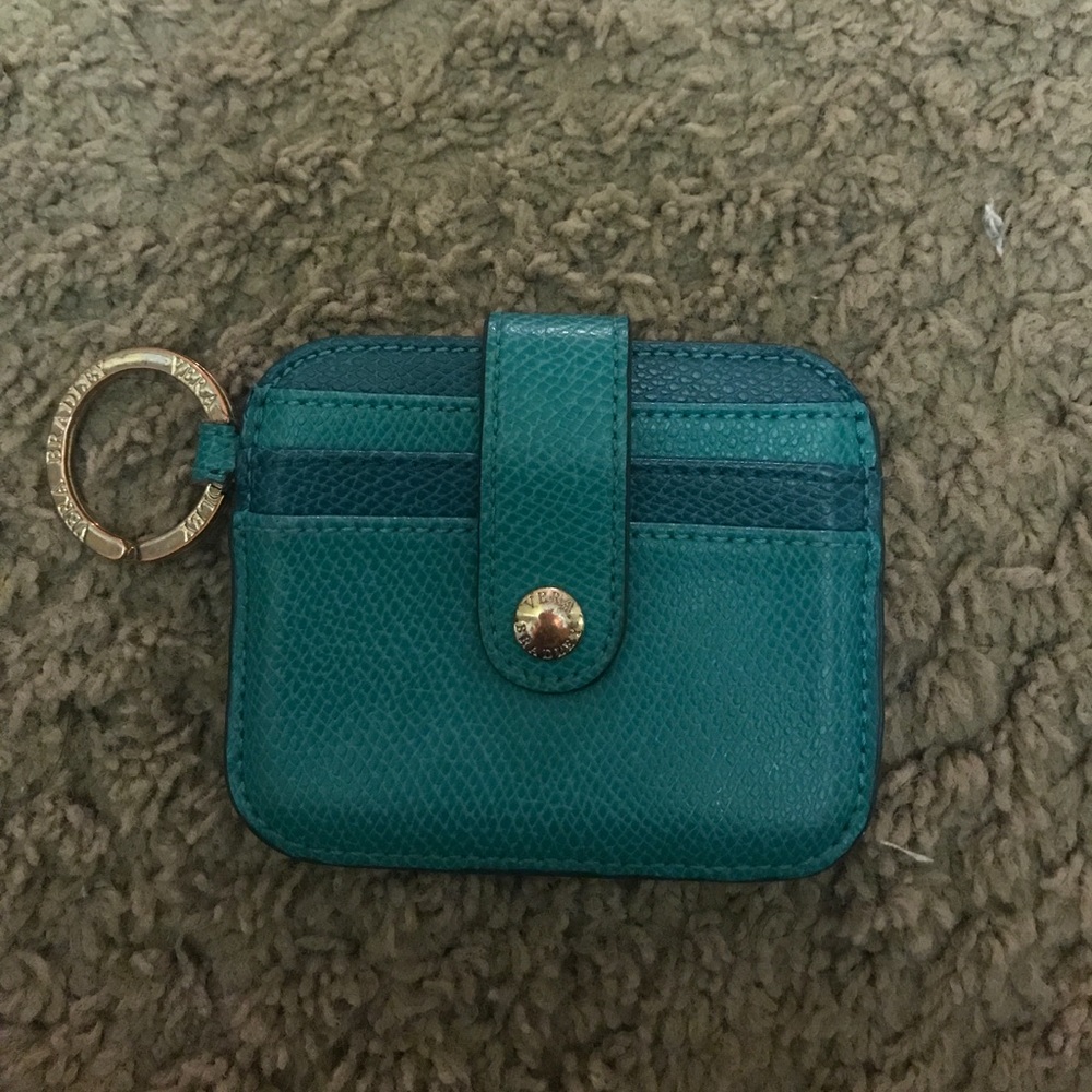 Leather Vera Bradley Card Holder