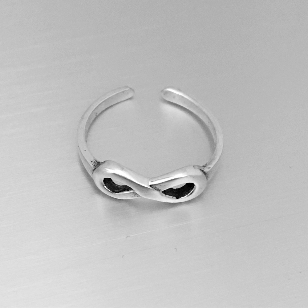 Sterling Silver Infinity Toe Ring - image 3