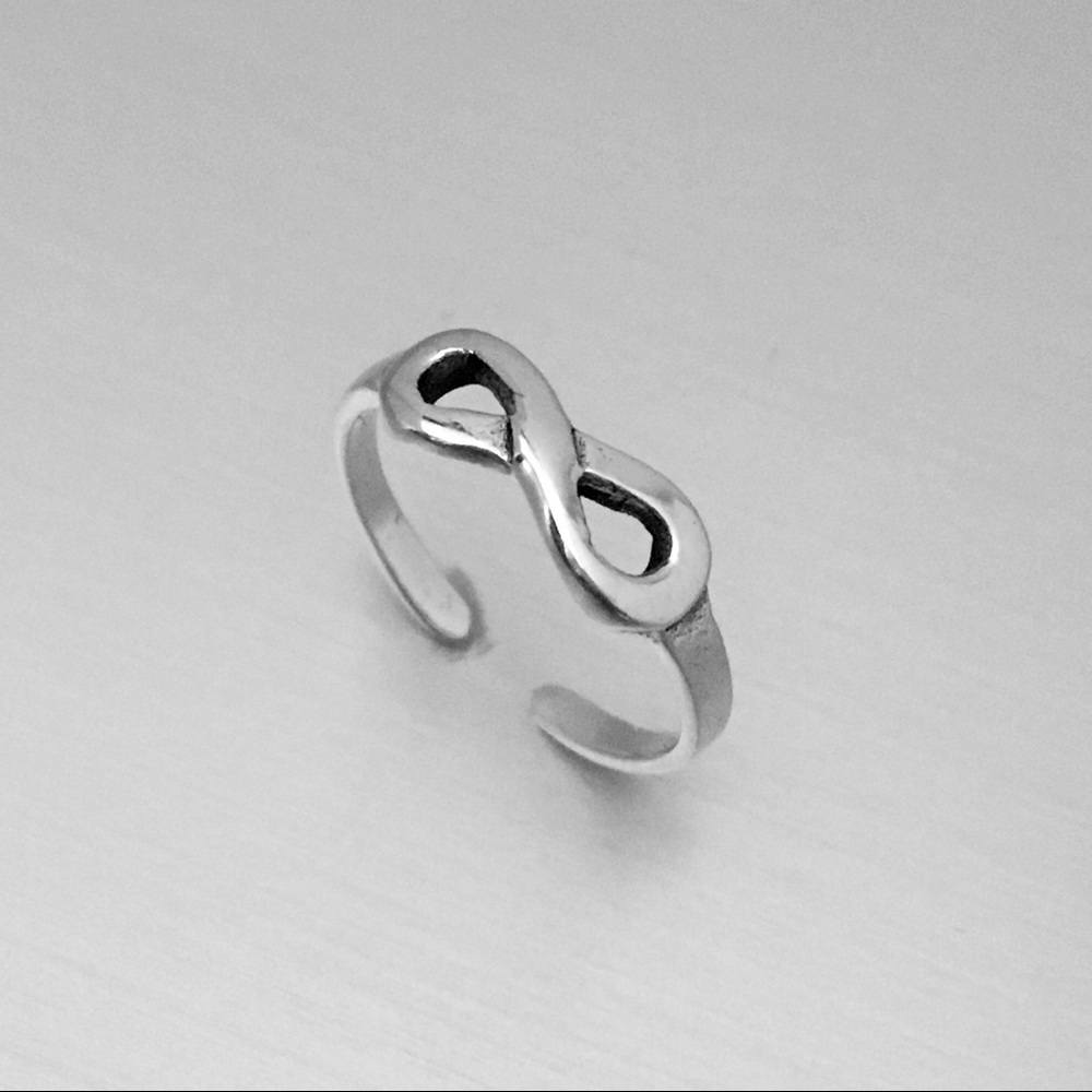Sterling Silver Infinity Toe Ring - image 4