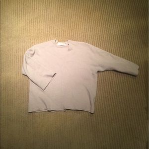 Beige cropped sweater