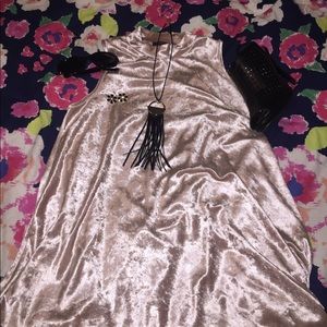 Size Medium Metallic Pink Dress